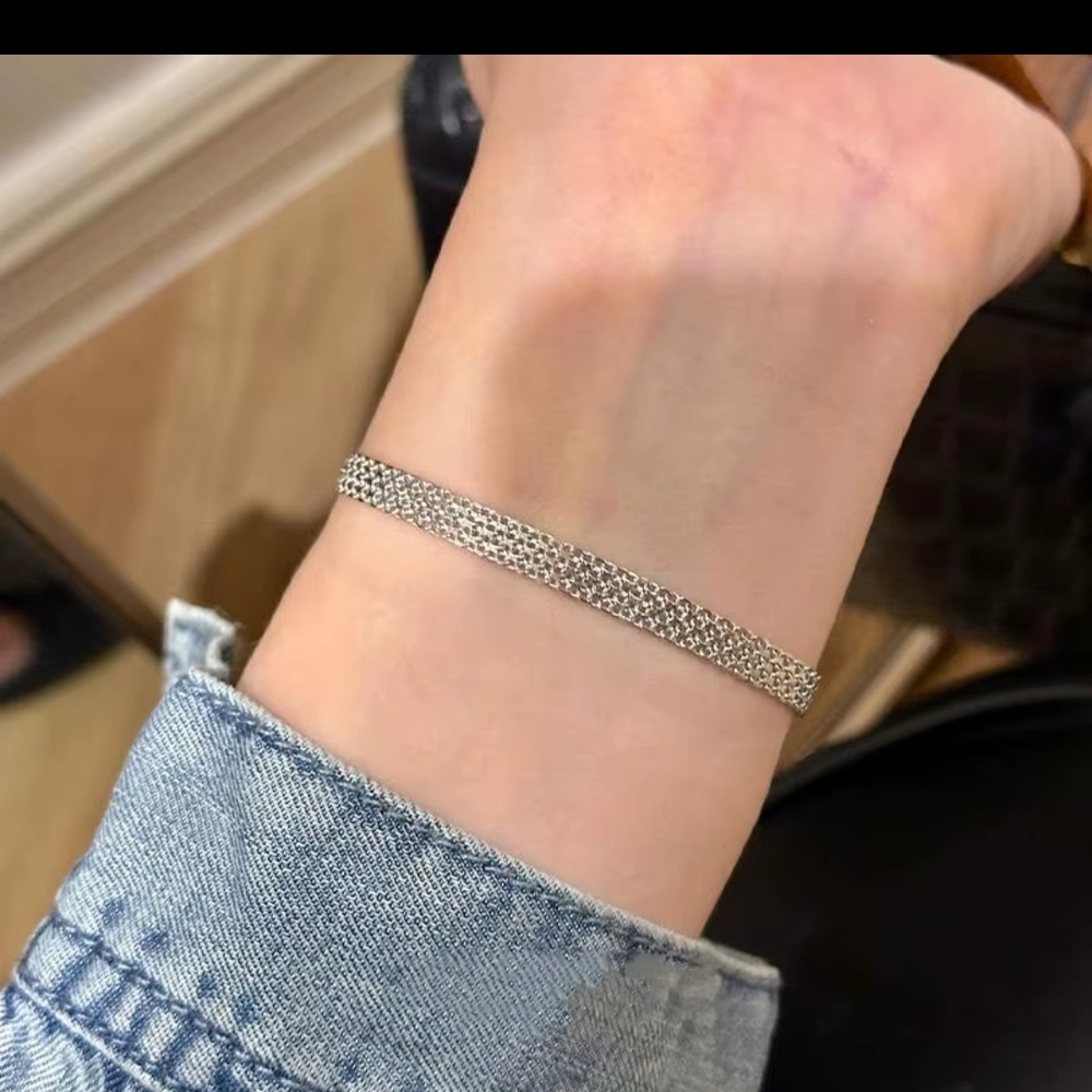 Elegant Silver Bracelet Plated silver plated